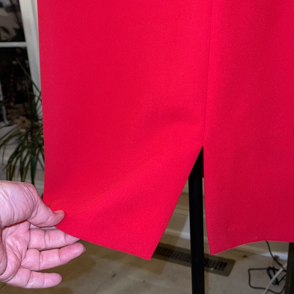 Robbie Bee RED Cocktail dress 12 lined NWT - Picture 9 of 10